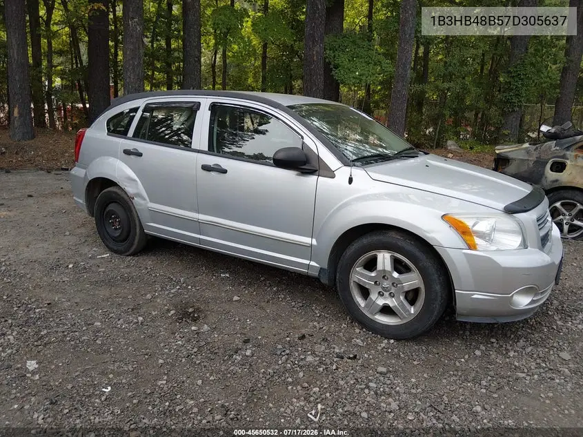2007 Dodge Caliber Sxt VIN: 1B3HB48B57D305637 Lot: 45650532