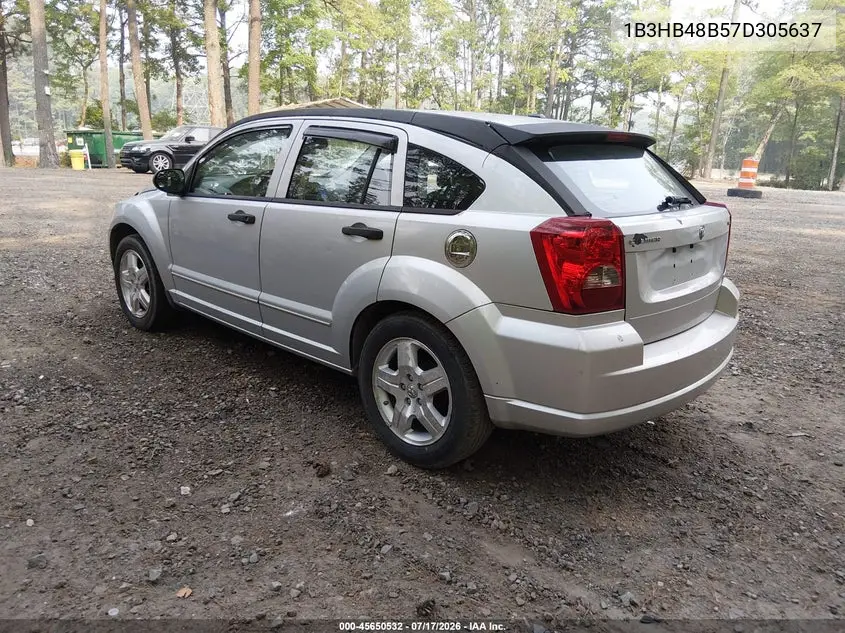 2007 Dodge Caliber Sxt VIN: 1B3HB48B57D305637 Lot: 45650532