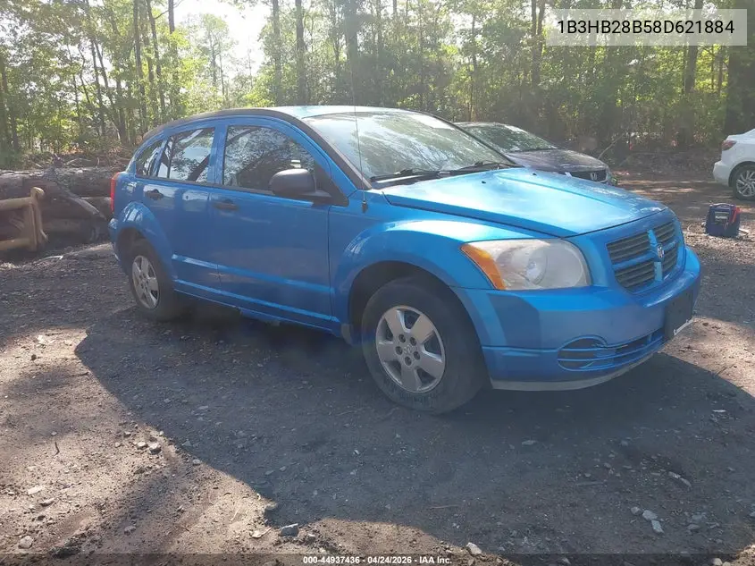 2008 Dodge Caliber Se VIN: 1B3HB28B58D621884 Lot: 44937436