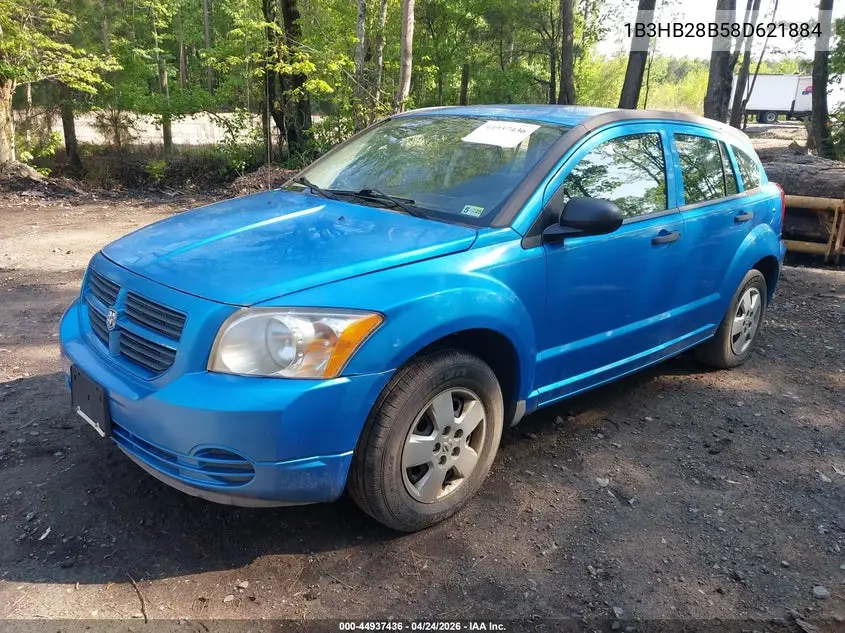 2008 Dodge Caliber Se VIN: 1B3HB28B58D621884 Lot: 44937436
