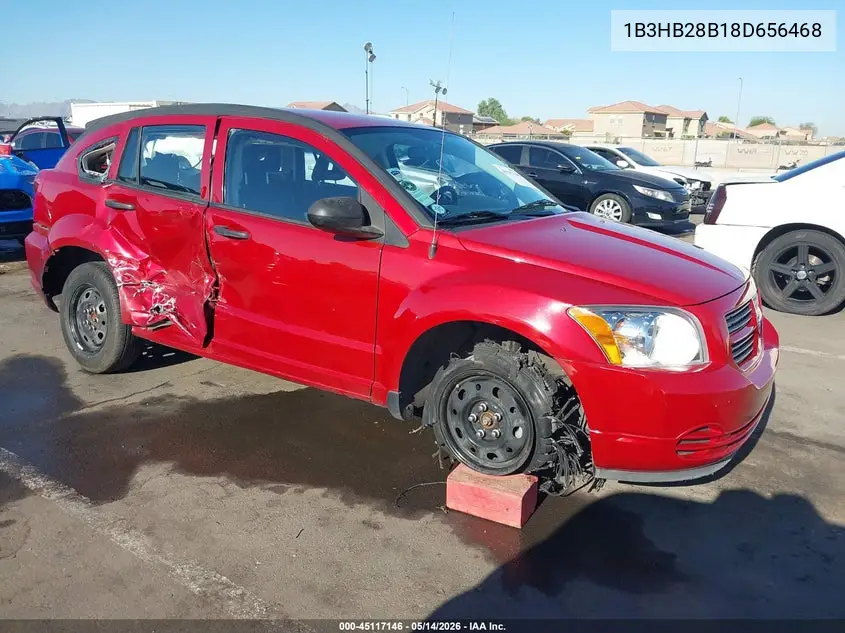 2008 Dodge Caliber Se VIN: 1B3HB28B18D656468 Lot: 45117146