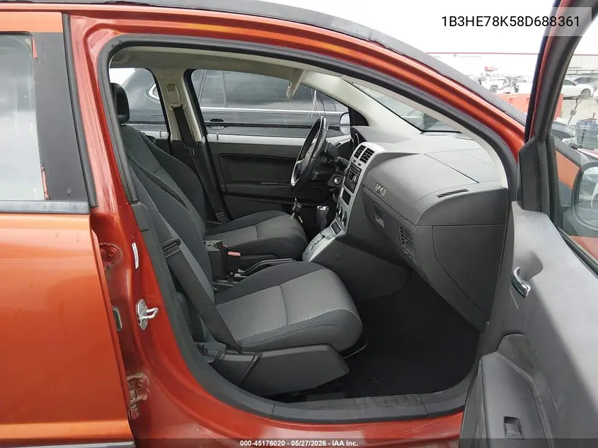 2008 Dodge Caliber R/T VIN: 1B3HE78K58D688361 Lot: 45176020