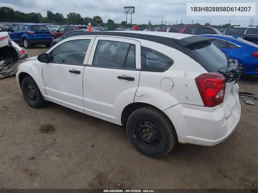 2008 Dodge Caliber Se VIN: 1B3HB28B58D614207 Lot: 45426694