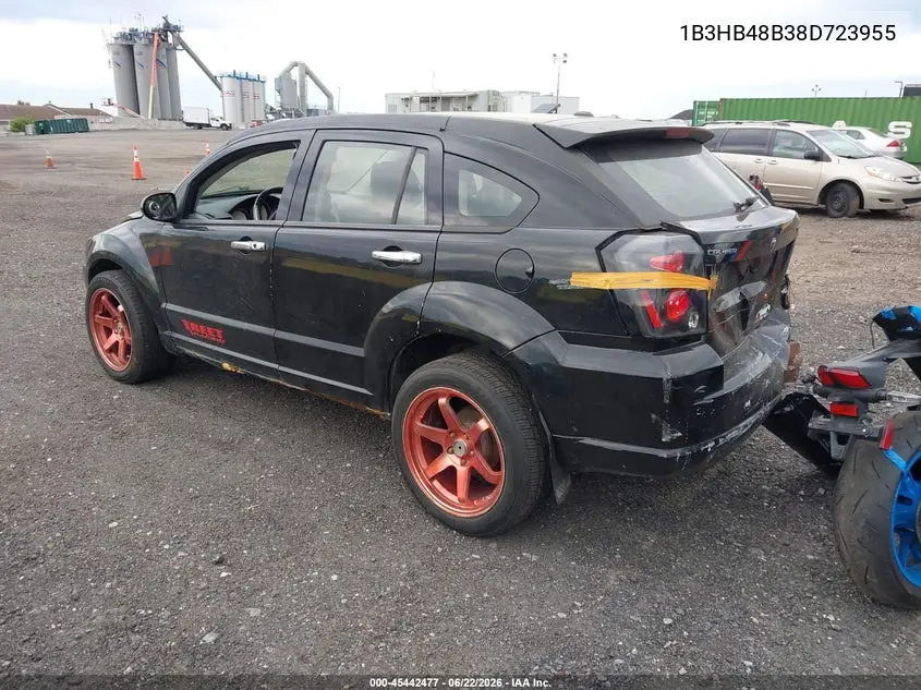 2008 Dodge Caliber Sxt VIN: 1B3HB48B38D723955 Lot: 45442477