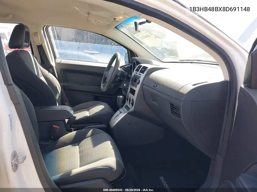 2008 Dodge Caliber Sxt VIN: 1B3HB48BX8D691148 Lot: 45469242