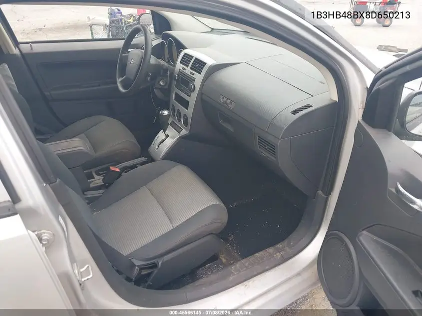 2008 Dodge Caliber Sxt VIN: 1B3HB48BX8D650213 Lot: 45566145