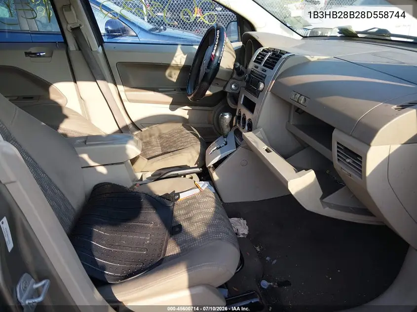 2008 Dodge Caliber Se VIN: 1B3HB28B28D558744 Lot: 45600714
