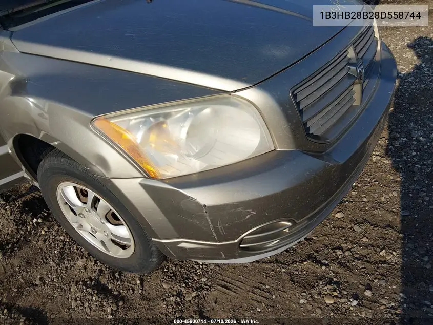 2008 Dodge Caliber Se VIN: 1B3HB28B28D558744 Lot: 45600714