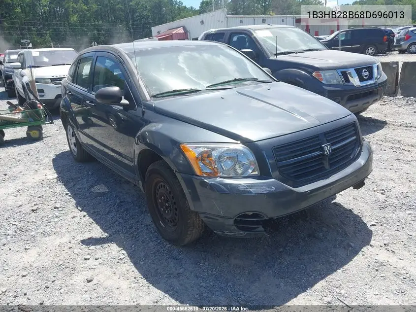 2008 Dodge Caliber Se VIN: 1B3HB28B68D696013 Lot: 45662610