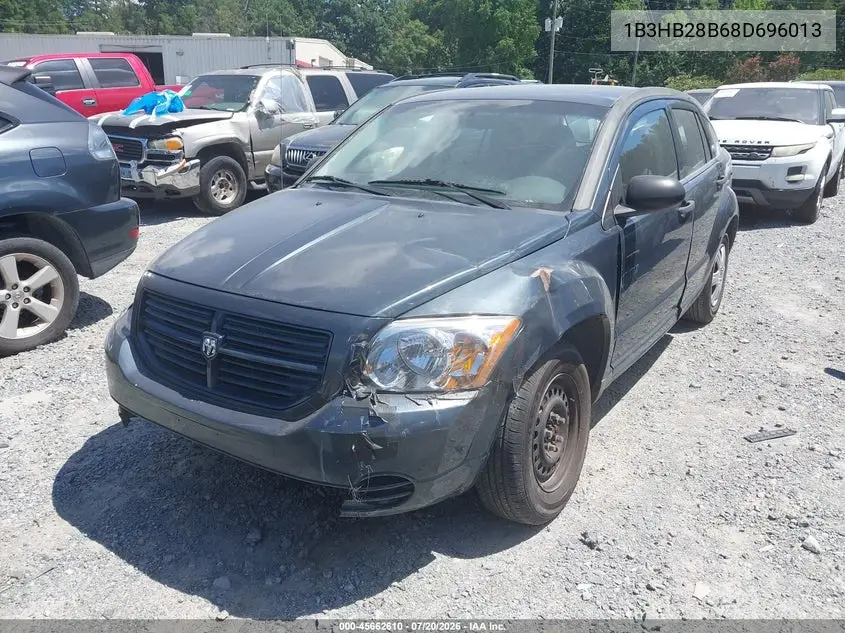 2008 Dodge Caliber Se VIN: 1B3HB28B68D696013 Lot: 45662610