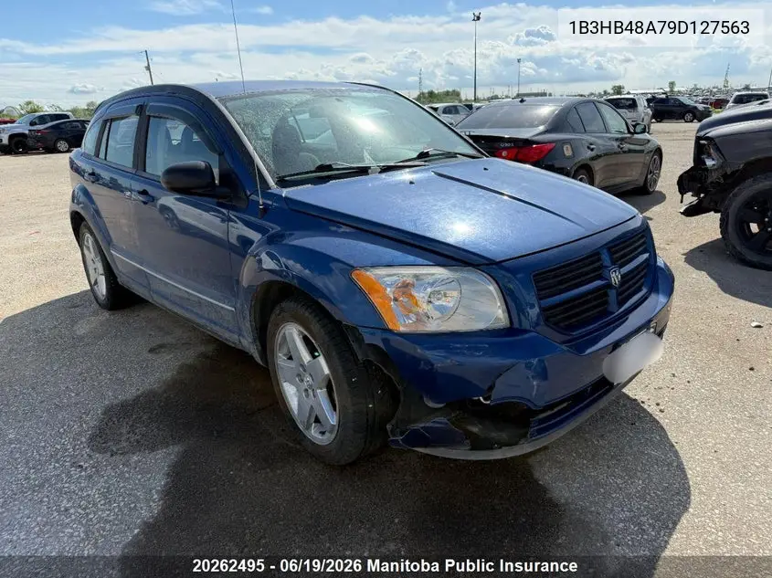 2009 Dodge Caliber Sxt VIN: 1B3HB48A79D127563 Lot: 20262495