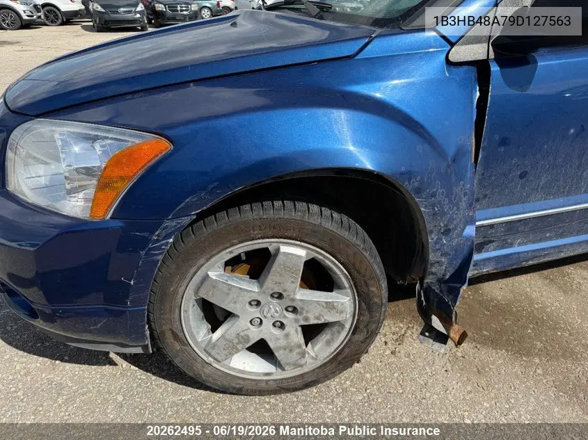 2009 Dodge Caliber Sxt VIN: 1B3HB48A79D127563 Lot: 20262495