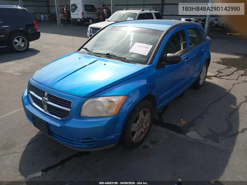 2009 Dodge Caliber Sxt VIN: 1B3HB48A29D142990 Lot: 44803196