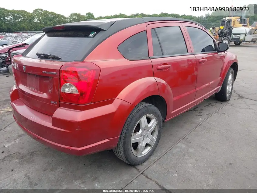 2009 Dodge Caliber Sxt VIN: 1B3HB48A99D180927 Lot: 44956666