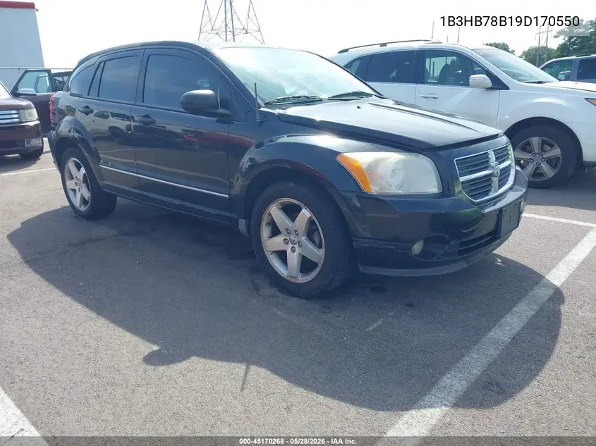 2009 Dodge Caliber R/T VIN: 1B3HB78B19D170550 Lot: 45170268