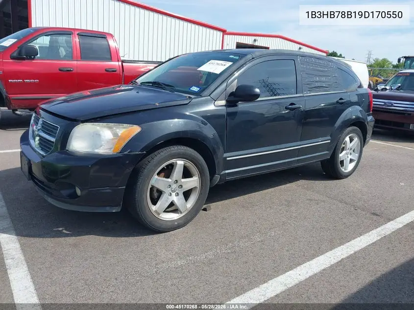 2009 Dodge Caliber R/T VIN: 1B3HB78B19D170550 Lot: 45170268