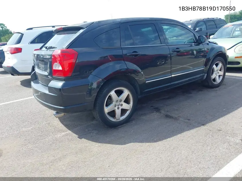 2009 Dodge Caliber R/T VIN: 1B3HB78B19D170550 Lot: 45170268