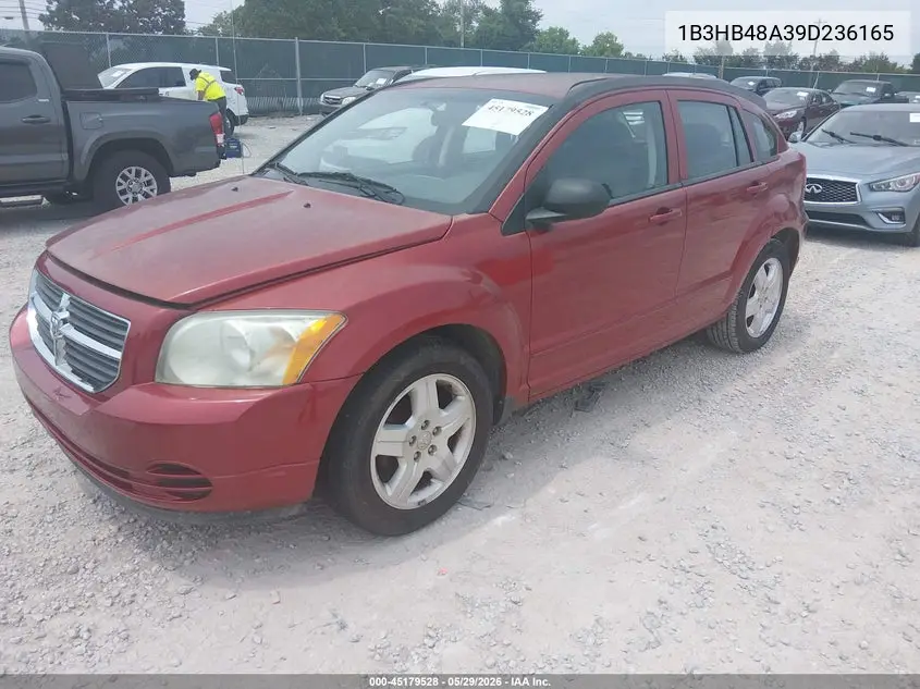 2009 Dodge Caliber Sxt VIN: 1B3HB48A39D236165 Lot: 45179528