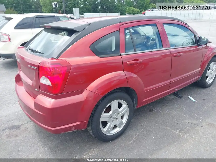 2009 Dodge Caliber Sxt VIN: 1B3HB48A69D231770 Lot: 45219952