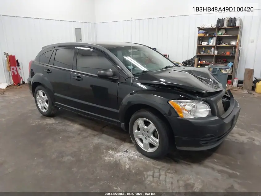 2009 Dodge Caliber Sxt VIN: 1B3HB48A49D100420 Lot: 45226066