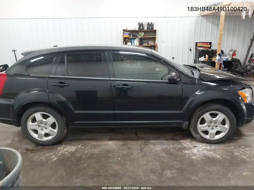 2009 Dodge Caliber Sxt VIN: 1B3HB48A49D100420 Lot: 45226066