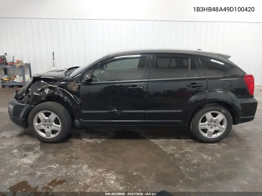 2009 Dodge Caliber Sxt VIN: 1B3HB48A49D100420 Lot: 45226066