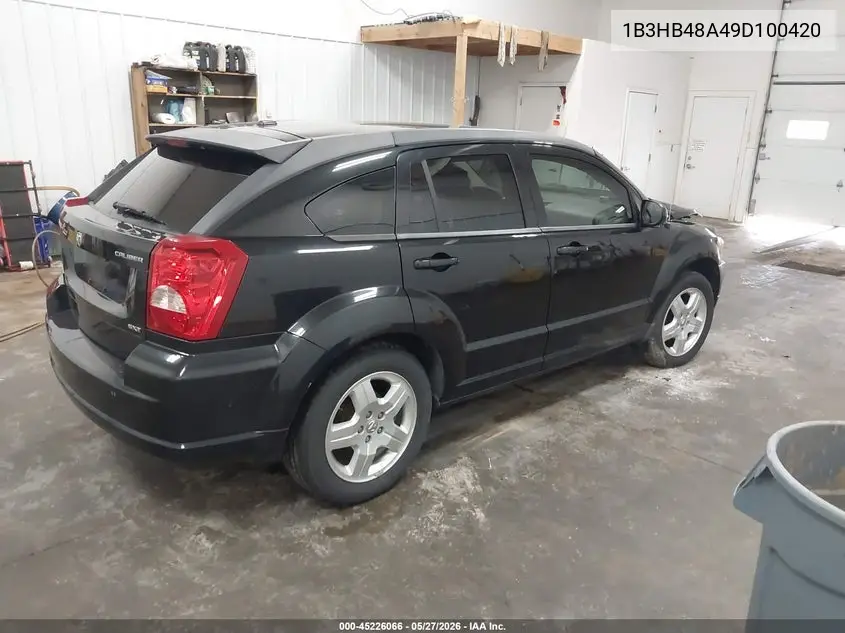 2009 Dodge Caliber Sxt VIN: 1B3HB48A49D100420 Lot: 45226066