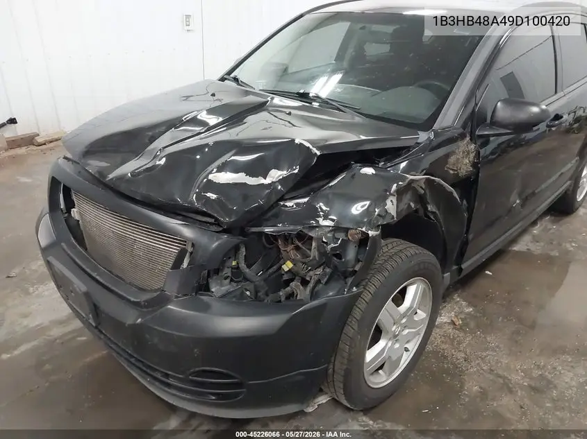 2009 Dodge Caliber Sxt VIN: 1B3HB48A49D100420 Lot: 45226066