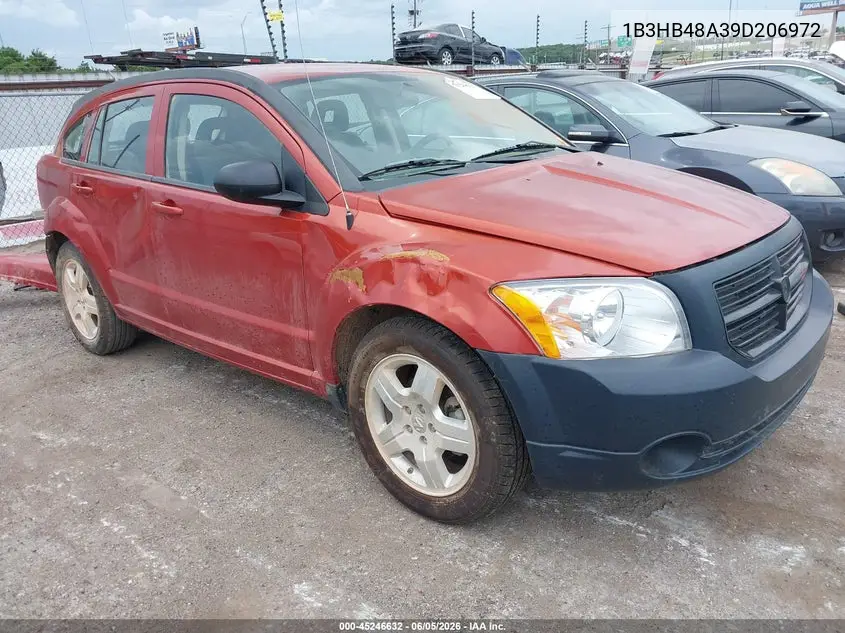 2009 Dodge Caliber Sxt VIN: 1B3HB48A39D206972 Lot: 45246632