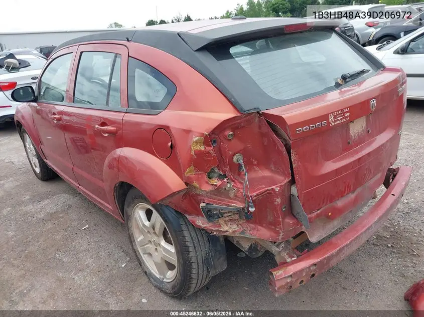 2009 Dodge Caliber Sxt VIN: 1B3HB48A39D206972 Lot: 45246632