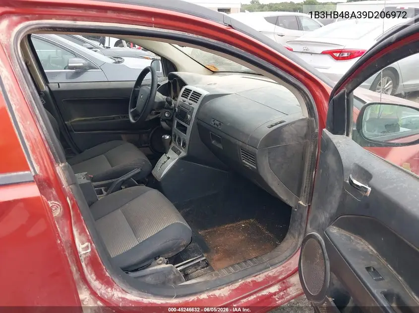 2009 Dodge Caliber Sxt VIN: 1B3HB48A39D206972 Lot: 45246632