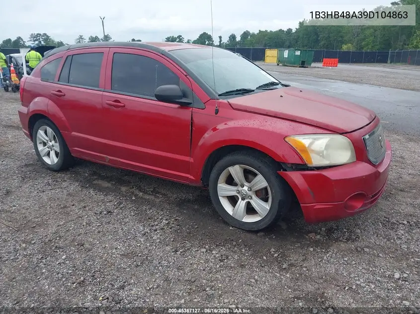 2009 Dodge Caliber Sxt VIN: 1B3HB48A39D104863 Lot: 45367127