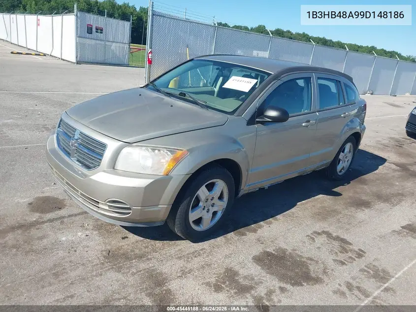 2009 Dodge Caliber Sxt VIN: 1B3HB48A99D148186 Lot: 45445188