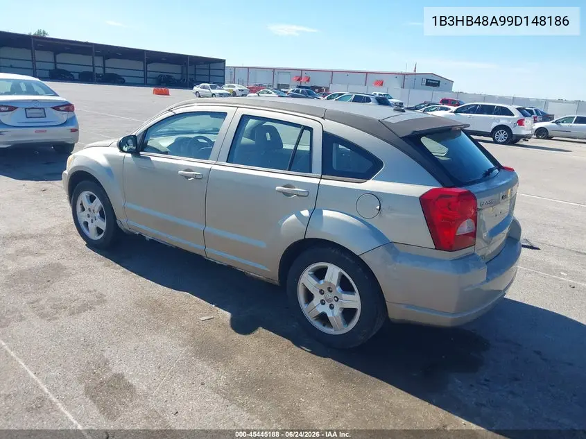 2009 Dodge Caliber Sxt VIN: 1B3HB48A99D148186 Lot: 45445188