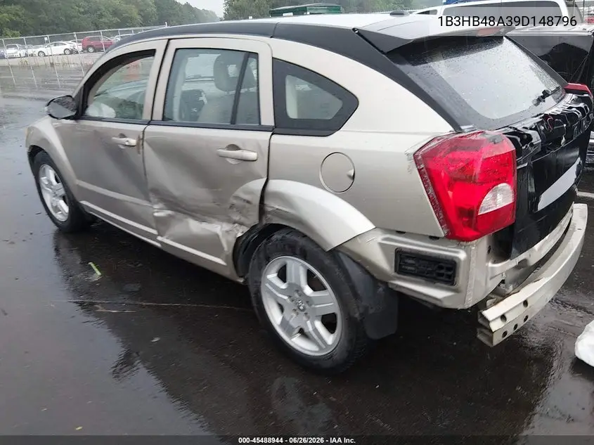 2009 Dodge Caliber Sxt VIN: 1B3HB48A39D148796 Lot: 45488944