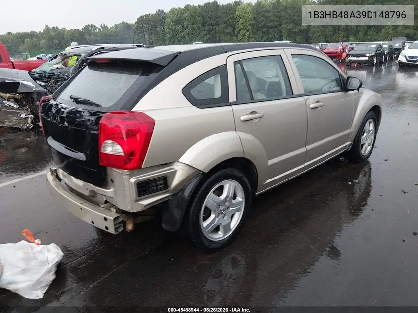 2009 Dodge Caliber Sxt VIN: 1B3HB48A39D148796 Lot: 45488944
