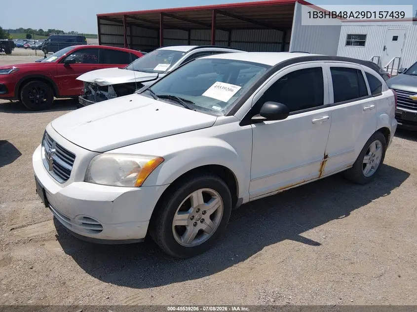 2009 Dodge Caliber Sxt VIN: 1B3HB48A29D157439 Lot: 45539206