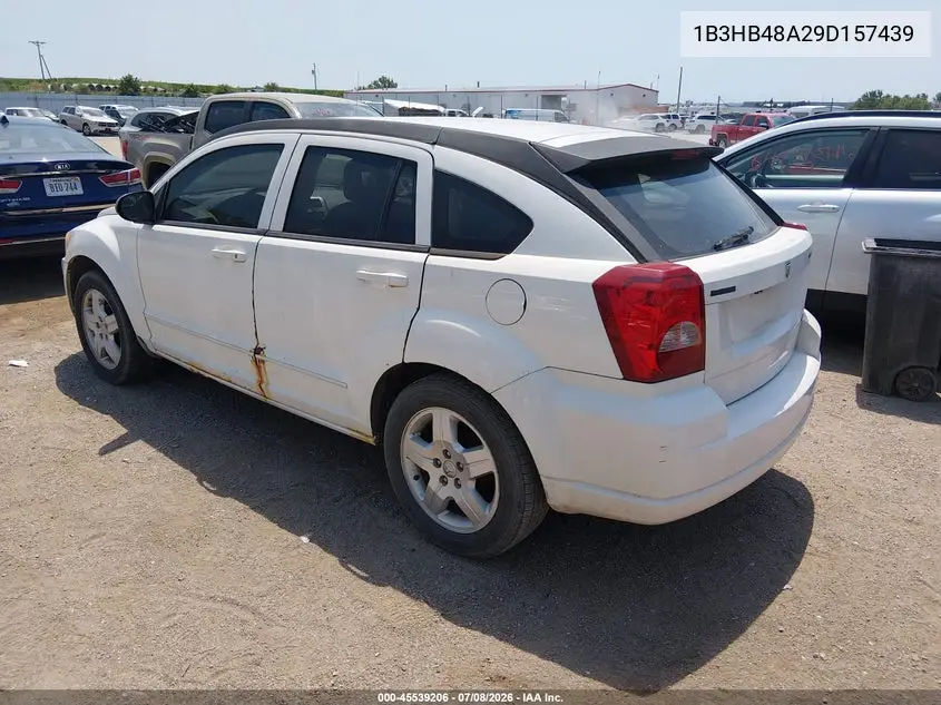 2009 Dodge Caliber Sxt VIN: 1B3HB48A29D157439 Lot: 45539206