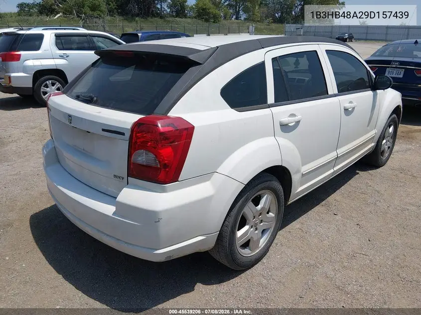 2009 Dodge Caliber Sxt VIN: 1B3HB48A29D157439 Lot: 45539206