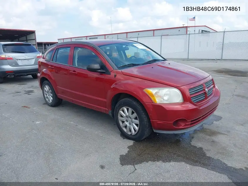 2009 Dodge Caliber Sxt VIN: 1B3HB48C69D174861 Lot: 45576108