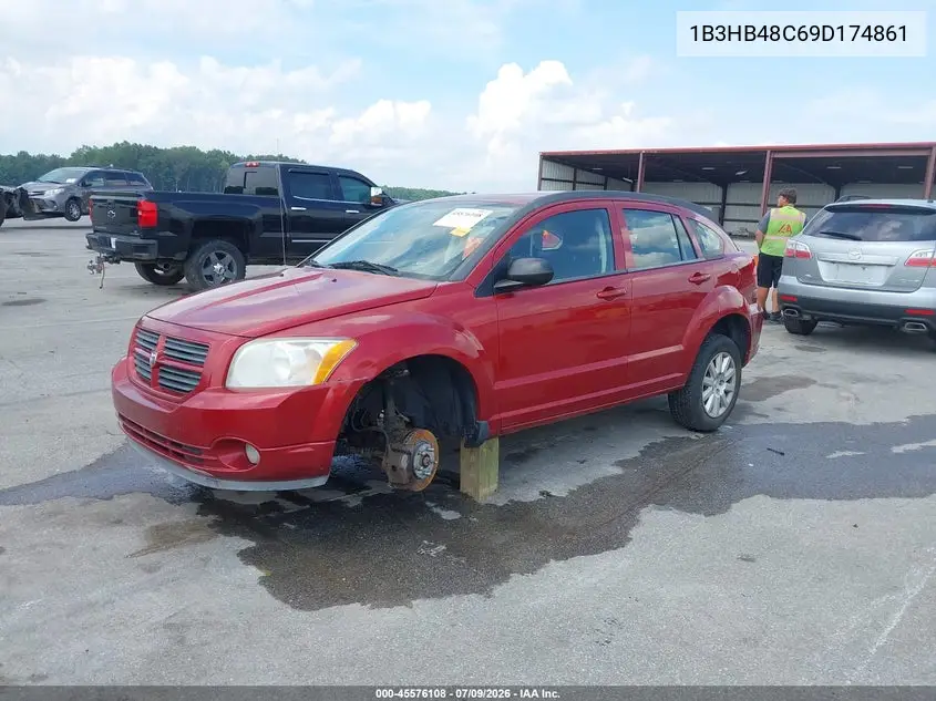 2009 Dodge Caliber Sxt VIN: 1B3HB48C69D174861 Lot: 45576108