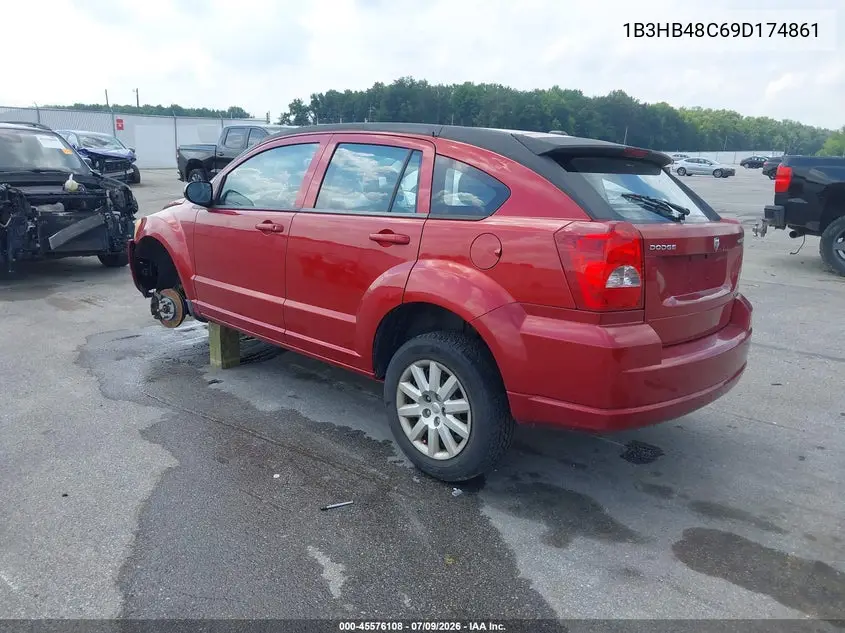 2009 Dodge Caliber Sxt VIN: 1B3HB48C69D174861 Lot: 45576108