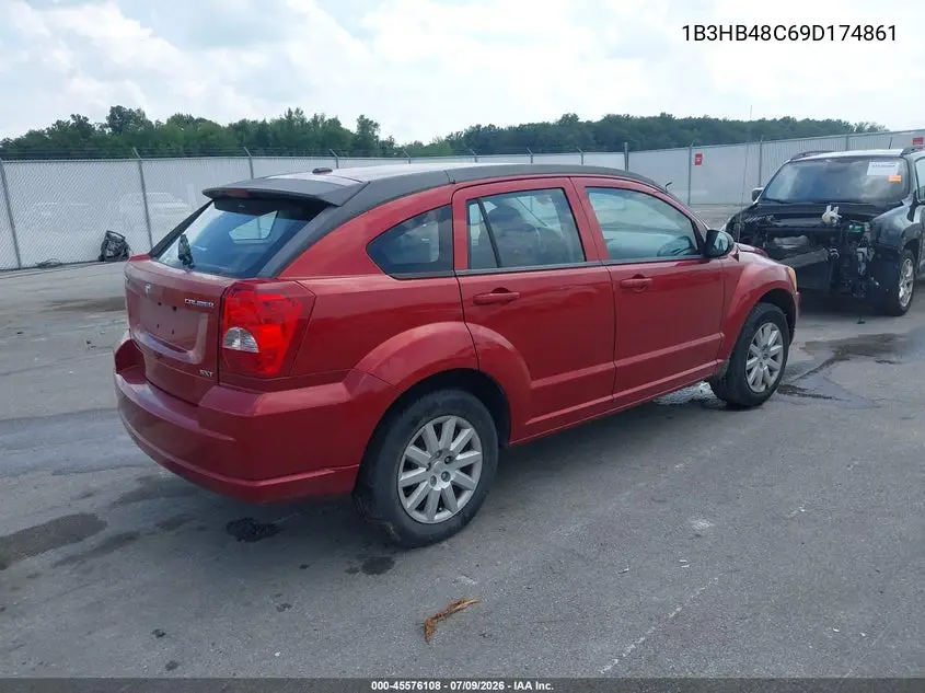 2009 Dodge Caliber Sxt VIN: 1B3HB48C69D174861 Lot: 45576108