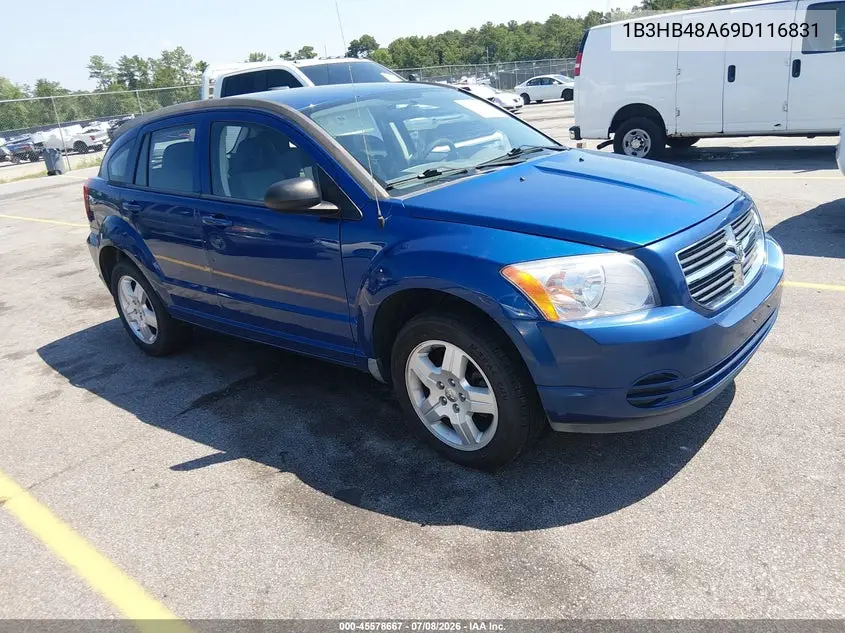 2009 Dodge Caliber Sxt VIN: 1B3HB48A69D116831 Lot: 45578667