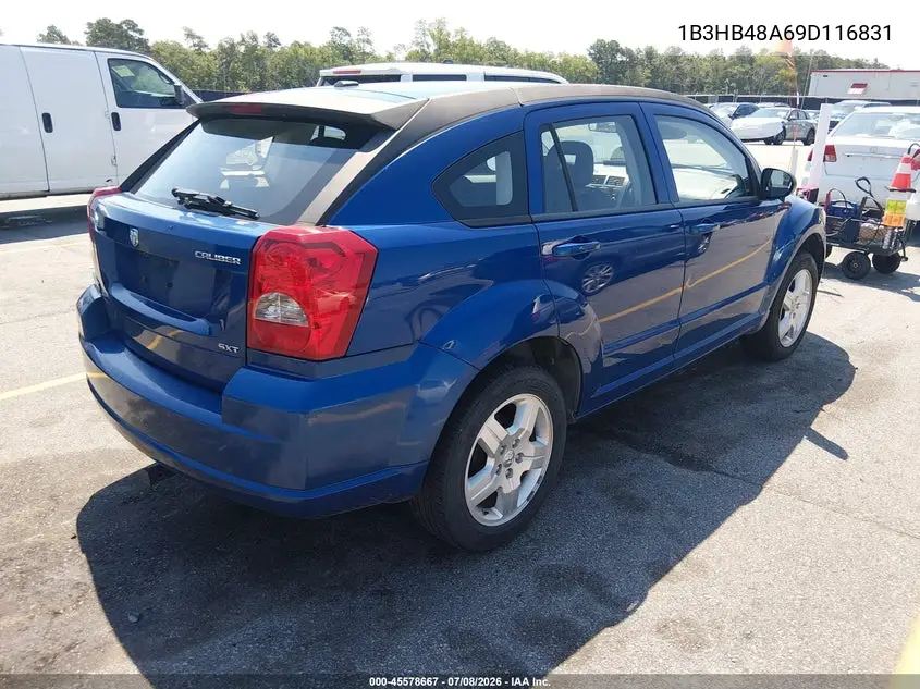 2009 Dodge Caliber Sxt VIN: 1B3HB48A69D116831 Lot: 45578667