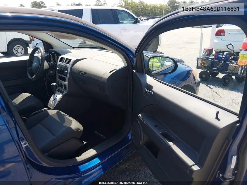 2009 Dodge Caliber Sxt VIN: 1B3HB48A69D116831 Lot: 45578667