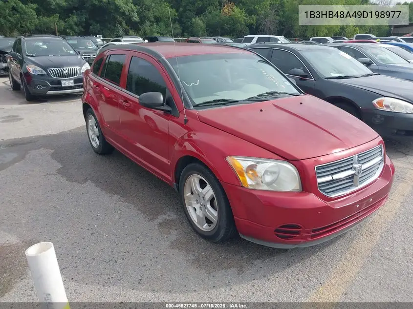 2009 Dodge Caliber Sxt VIN: 1B3HB48A49D198977 Lot: 45627745