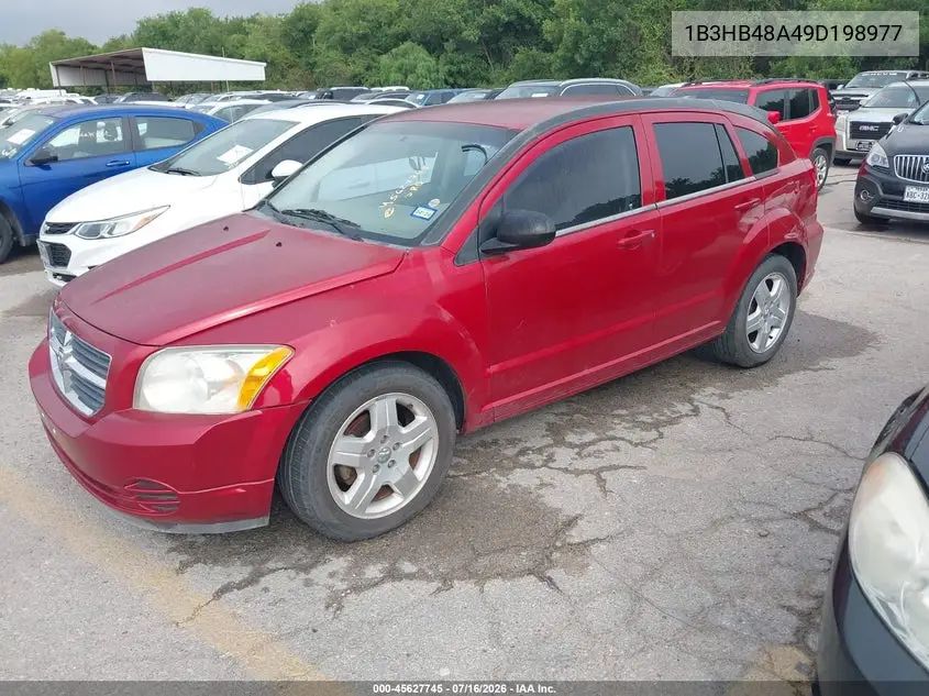 2009 Dodge Caliber Sxt VIN: 1B3HB48A49D198977 Lot: 45627745