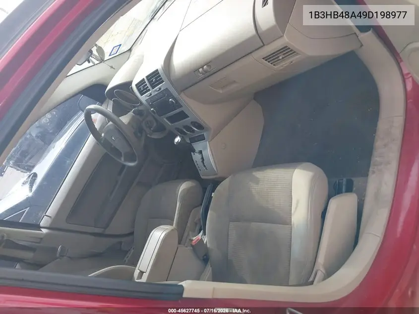 2009 Dodge Caliber Sxt VIN: 1B3HB48A49D198977 Lot: 45627745