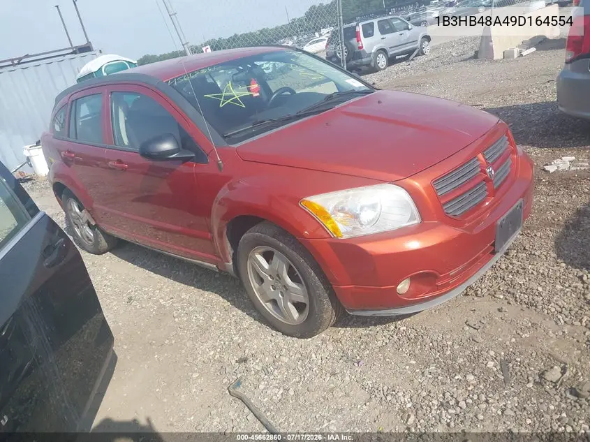 2009 Dodge Caliber Sxt VIN: 1B3HB48A49D164554 Lot: 45662860